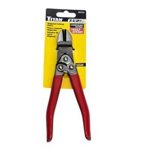 Titan 60724 7-1/2-Inch Compound Diagonal Cutting Pliers NEW